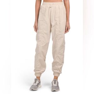 Wilo The Label Parachute Pants Joggers In Clay Beige Women’s Small